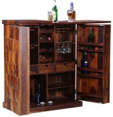 Woodsworth Urbane Bar Cabinet in Provincial Teak Finish