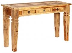 Woodsworth Valencia Console Table in Natural Sheesham Finish