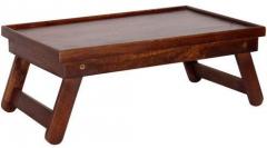 Woodsworth Valencia Portable Solid Wood Laptop Table in Provincial Teak Finish