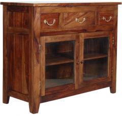 Woodsworth Valencia Solid Wood Sideboard in Provincial Teak Finish