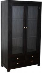 Woodsworth Vitoria Crockery Cabinet in Provincial Teak Finish