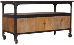 Woodsworth Wandrey TV Cabinet in Natural Mango Wood Finish