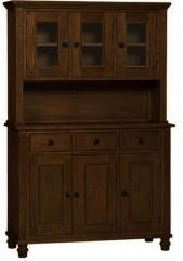 Woodsworth Warren Hutch Cabinet in Espresso Walnut Finish