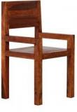 Woodsworth Warren Solid Wood Armchair In Colonial Maple Finish