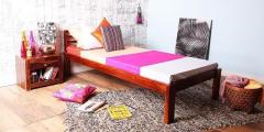 Woodsworth Winona Single Bed in Honey Oak Finish