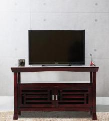 Woodsworth Woodinville Entertainment Unit in Passion Mahogany Finish