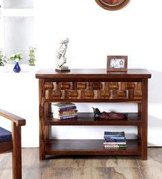 Woodsworth Woodway Console Table In Provincial Teak Finish