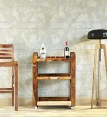 Woodtrend Solid Wood Bar Trolley