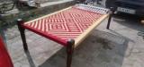 Yahitohchahiye Two color red golden silk Solid Wood Single Bed