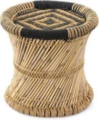 Yashika Cretions Bamboo Stool Mudda/Handmade Rajasthani otdoor Outdoor & Cafeteria Stool