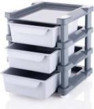 Yellowkart 3 Layer Mini Multipurpose Drawer For Home, Office, Hospital, Parlor, Plastic Free Standing Chest Of Drawers