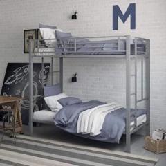 Z H Handicrafts Twin Over Twin Metal Bunk Bed without Matterss Metal Bunk Bed