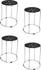 Zecado Large Black Outdoor & Cafeteria Stool