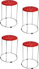 Zecado Large Red Outdoor & Cafeteria Stool