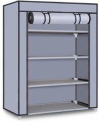 Zenvexyo GRAY .301 Micro Fiber Collapsible Wardrobe