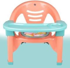 Zerya Small Baby Chair with Front Food and Safety Tray, Soft Cushion With Baby Whistle Plastic Chair