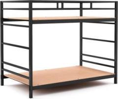 Ziaula Metal Bunk Bed for Adults With Attached MDF board durable Classic Metal Bunk Bed