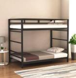 Ziaula Sturdy Metal Bunk Bed 3x6 | 2 Step, Space Saving, Durable Metal Bunk Bed