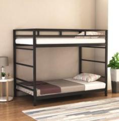 Ziaula Sturdy Metal Bunk Bed 3x6 | 2 Step, Space Saving, Durable Metal Bunk Bed