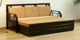 Zkazaa Furniture 4 Seater Single Metal Pull Out Sofa Cum Bed