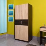 Zuari By Forte Newcastle Engineered Wood 2 Door Wardrobe