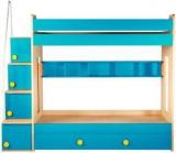 Yipi Flexi Bunk Bed With Bottom Bed & Trundle Bed In Blue By Yipi Engineered Wood Bunk Bed