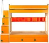 Yipi Flexi Bunk Bed With Bottom Bed & Trundle Bed In Yellow By Yipi Engineered Wood Bunk Bed