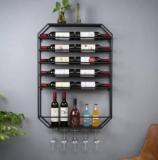 Ymm Decor Carbon Steel Bottle Rack Cabinet