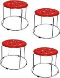 Zecado Medium Red Outdoor & Cafeteria Stool