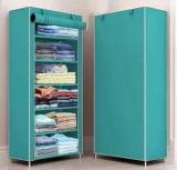 Zenvexyo BRANDED 6 LAYER Carbon Steel Collapsible Wardrobe