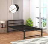 Ziaula Premium 4X6 Feet Metal Bed Iron Cot For Adults Without Wood Board Metal Double Bed