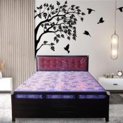 Zkazaa Furniture metal bed with storage and mattress Metal King Box, Hydraulic Bed