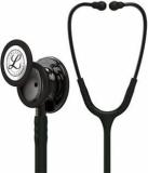 3m Littmann Classic III Monitoring Stethoscope, Smoke Finish, Black Tube, 27 Inch, 5811 Classic III Stethoscope