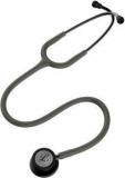 3m Littmann Stethoscope Classic III: Smoke Finish Chest Piece With Dark Olive Tubing 5812 Acoustic Stethoscope