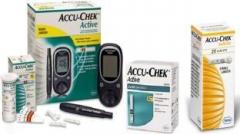 Accu Check Active With 110 Strips & 25 Lancets Super Combo With Glucometer