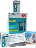 Accu Chek Accu Chek Active Sugar Meter+ Active 50 Test Strips Pack+ 100 Lancets+ 100 Alcohol Swabs Combo Glucometer