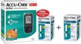 ACCU CHEK Active Meter with ActiveTest Strips Glucometer