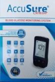 Accusure 4th Generation GDH FAD ENZYME ISO 15197: 2015 Glucometer With 50 Strips Glucometer