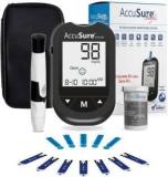 Accusure Instant Digital Simple Kit Of 50 Strips, 10 Lancets, 1 Lancing Device With Glucometer