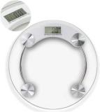 ACU CHECK Electronic Round Glass Scale Digital Human Body Weighing Scale Bathroom Scale Weighing Scale