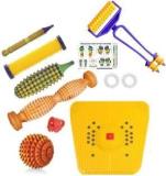 Acupunx ACS5 Acupressure 2000 Wooden Full Body Massager Tool Kit Combo With Power Mat Massager