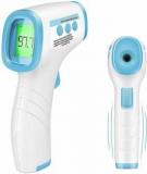 Atongm NHE 618A Infrared Thermometer For Kids & Adults Accurate Instant Readings Forehead Thermometer With High Temperature Alarm Non Contact Thermal Gun Thermometer