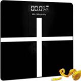 Beatxp Black Plus Weighing Scale Machine |Thick Tempered Glass | LCD Display | Weighing Scale