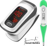 Carent Digital Flexible Thermometer With Flinger Tip Pulse Oximeter Heart Rate Monitor DMT437 JPD500E Thermometer