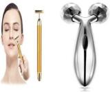 Chiway FACE AND HEAD ROLLER 24k Gold Face Roller With 3d Body Massager