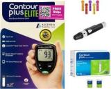 Contour Plus ELITE World's Most Accurate Glucometer For Diabetic Patients| 50 Strips Free Glucometer