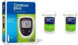 Contour Plus Globally Most Trusted And Highly Accurate Glucometer With 10+10 Strips Glucometer