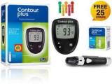 Contour Plus With 25 TEST STRIPS Glucometer