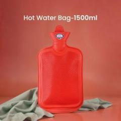 Crescent Non Electric Rubber Hot Water Bag for Periods, Back, Stomach and Full Pain Relief Non Electrical 2000 ml Hot Water Bag