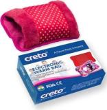 Creto Hot Water Bag, Extra Soft Velvet Fur Bag, Auto Shut Off Safety Electric 1 L Hot Water Bag